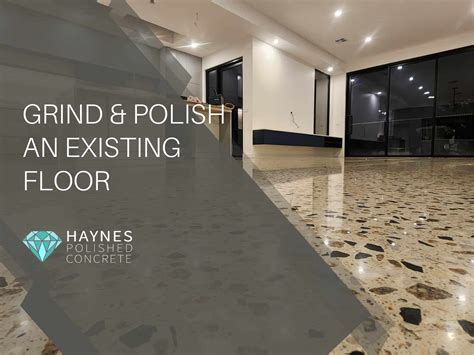 How to grind & polish an existing polished concrete floor