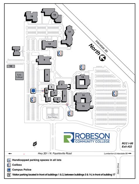 Rccc North Campus Map/college Campus Map