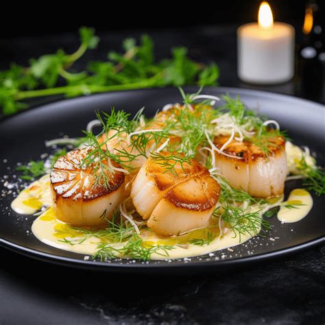 Pan-Seared Scallops with Lemon Beurre Blanc and Fennel Salad Recipe ...