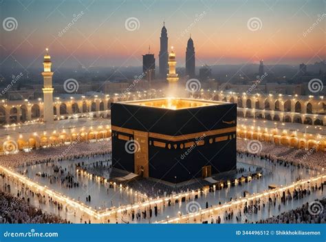 Kaaba Sharif, the Most Sacred Islamic Site Located in Mecca, Saudi ...