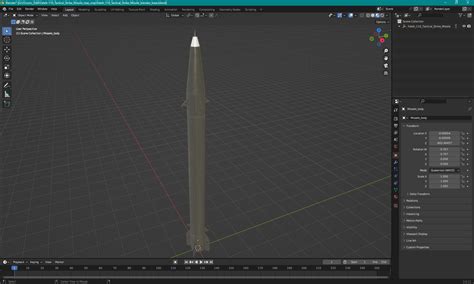 3D Fateh-110 Tactical Strike Missile model | 3D Molier International
