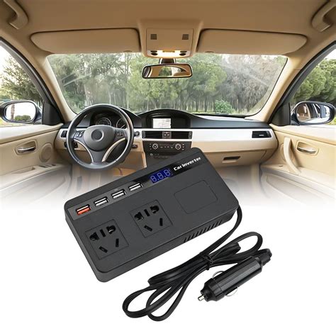 Huanke-Car Inverter Power Inverter 12V To 110V Car Outlet Adapter 12V ...