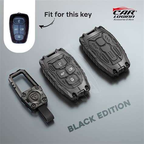 Premium Metal Black Transformer Series Soft Sillcon Key Cover for Tata ...