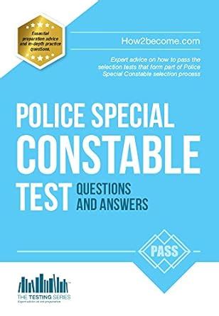 Police Special Constable Tests - Situational Judgement Test eBook ...