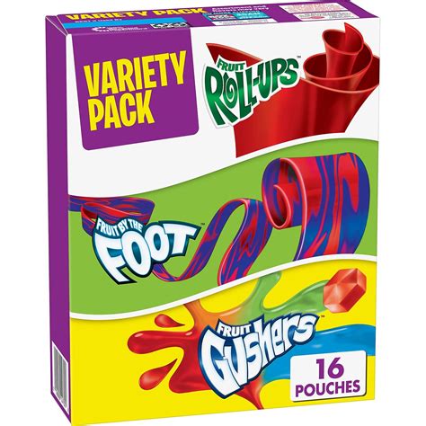 Buy Betty Crocker, Fruit Roll-Ups, Fruit By The Foot, Gushers, 10.2 Oz ...