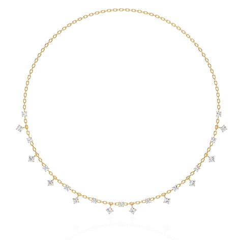 Emberlyn Round Diamond Necklace – Espira Gems