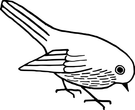 Black And White Clipart Bird | Free download on ClipArtMag