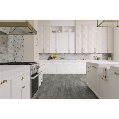 Satori Sedona Silver Oak 6-in x 36-in Matte Porcelain Wood Look Plank ...