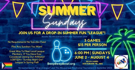 LAST NIGHT! *Summer Sundays!*$15 Drop-In Play-When-You-Want League ...