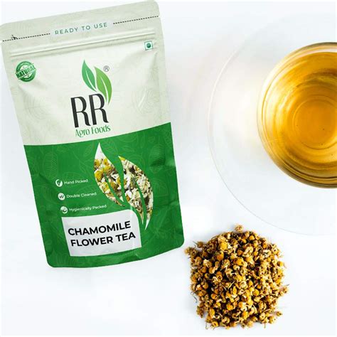 RR AGRO FOODS Chamomile Flower Tea 50 GMS | Pure Whole Flower Buds of ...