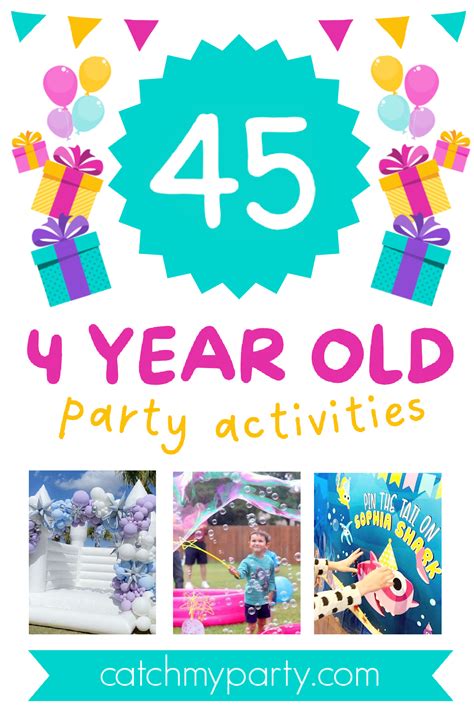 45 SUPER FUN 4-Year-Old Birthday Party Activities (2024 Top Picks ...
