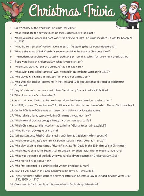 Christmas Brain Teasers Printable Free at Cheryl Talley blog