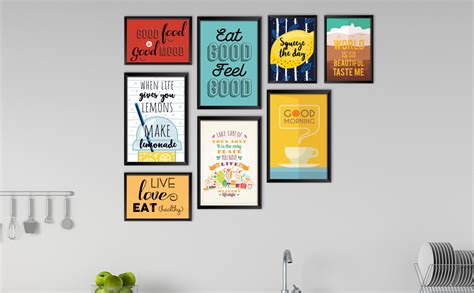 PAPER PLANE DESIGN Framed Posters Quotes 2 Sizes , Set of 8 (BLACK ...