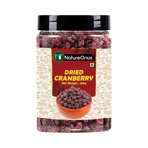 NatureOnus Dried Cranberry Slice 125g | Premium Dried Sliced ...