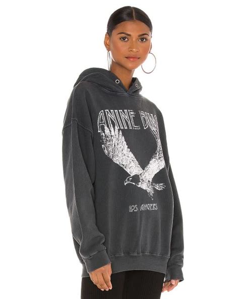 Anine bing on sale rowe hoodie camel
