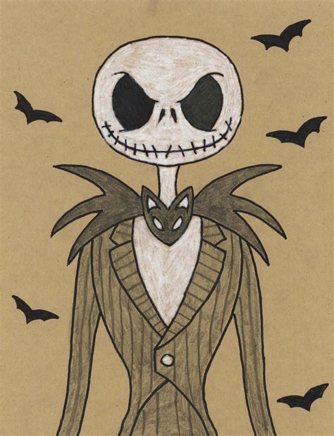 Straightforward The right way to Draw Jack Skellington and Jack ...