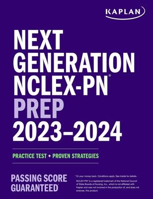 Next Generation NCLEX-PN Prep 2023-2024 | Book by Kaplan Nursing ...