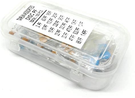 Invento 100pcs Assorted disc PF Capacitors small ceramic disk ...