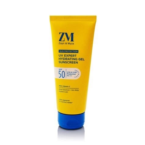 ZM UV Expert Hydrating Gel Sunscreen SPF 50 PA+++ with Vitamin C, 100 ...