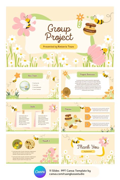 Cute Pastel PPT Templates: Project Presentation in 2025 | Presentation ...