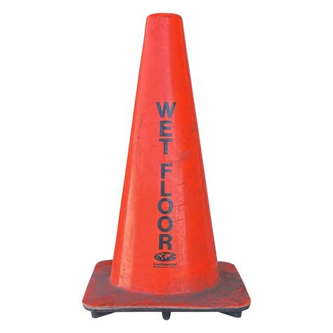 “WET FLOOR” CONE / 18″ / ORANGE | Air Designs