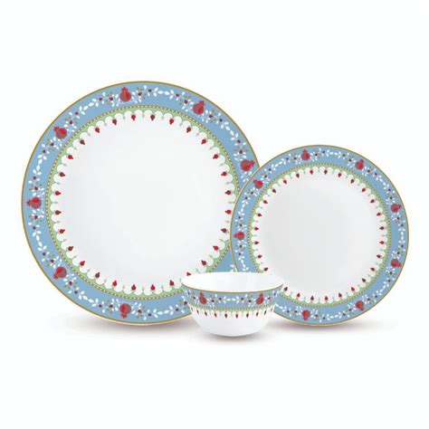 cello Elegant Aurus Collection Dinnerware - Timeless Floral Designs ...