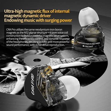 CCA CRA Pro IEM With Mic – Hi-Fi Dynamic Driver Earphones