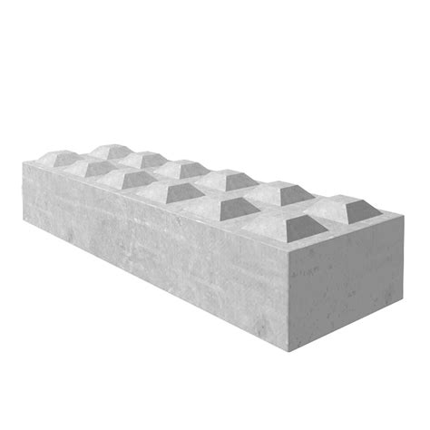 Concrete block form - Basic 1x2x6 ft