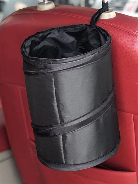 Cat-Themed Car Trash Can – Waterproof, Hanging Storage Bag With Fish & Paw Prints – Fits Seat Back Or Cup Holder – Portable For Camping