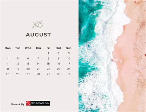 August 2025 Calendar Wallpapers - Wallpaper Cave