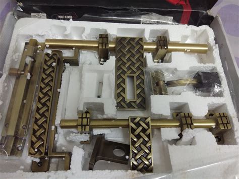 Swastik Big Hit Antique Finish Brass Door Accessories Kit (Standard ...