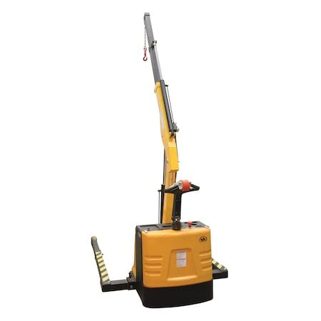 Vestil Adj. Electric Powered Floor Crane, 2.5K EPFC-25-AA | Zoro