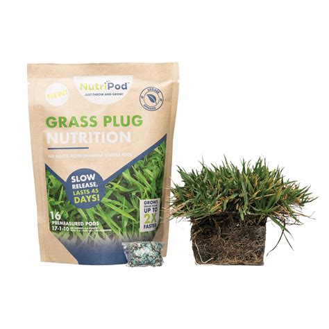 Zoysia Grass Plugs & NutriPod Pack - SodPods®
