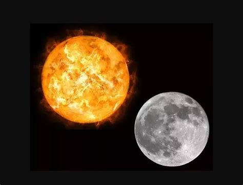 what are the similarities between the sun and moon - Brainly.in