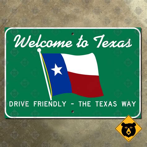 Welcome to Texas sign - Signs by Jake