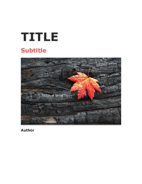 Document - This is my project - TITLE Subtitle Author TABLE OF CONTENTS ...
