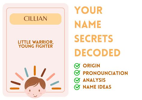 Cillian - Irish Boy Name Meaning and Pronunciation