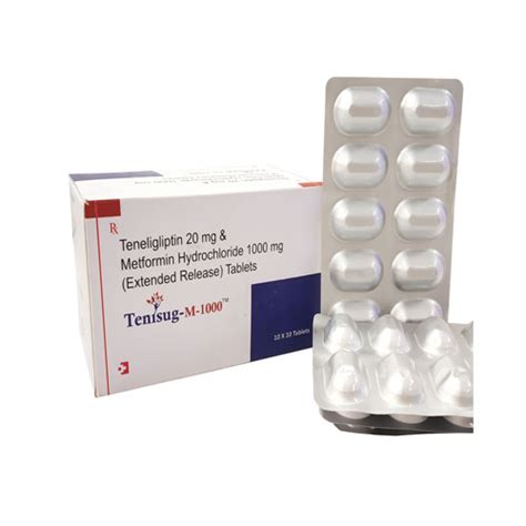 TENISUG-M 1000 Tablets INTRA LIFE