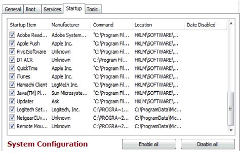 Image result for How to Remove Startup Programs Windows 1.0