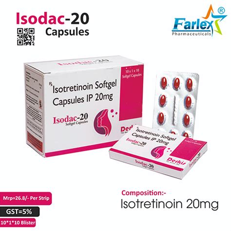 ISODAC-20 SOFTGEL CAPSULES Farlex Pharmaceuticals Private Limited