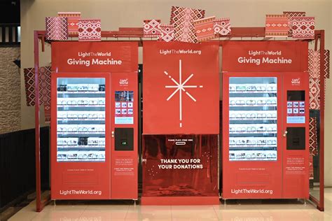 Vending machines for charity ‘Light the World Giving Machines’ return to PH this Christmas ...
