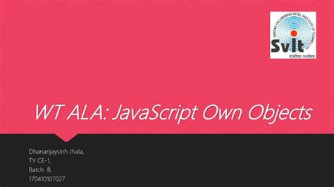 Image result for JavaScript Own Objects