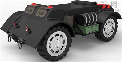 小型装甲车UG设计-免费三维模型设计软件下载-莫西网