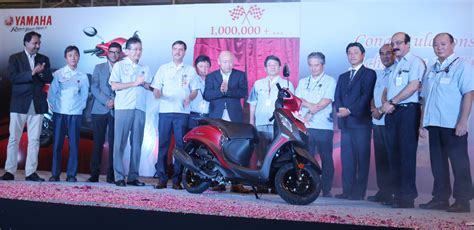 Yamaha’s Chennai plant hits million unit production milestone | Autocar ...