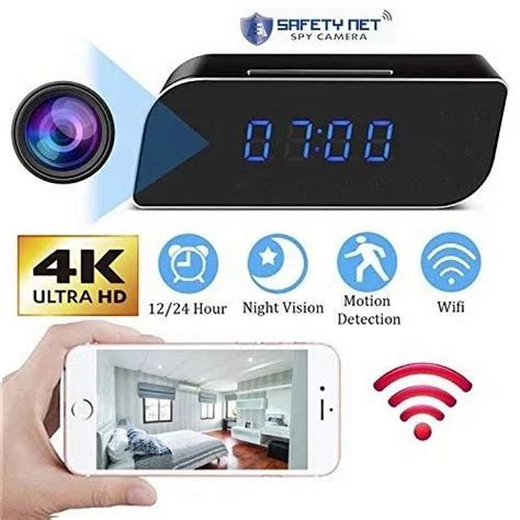 Clock and Watch Camera - Safety Net, Spy Camera 4k Wifi Wireless Spy ...
