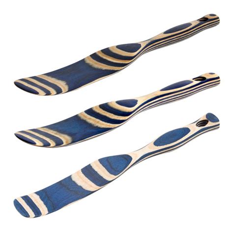 Buy Island Bamboo Pakka Wood Spurtle Triplet Bundle - 8, 9 & 11 in ...