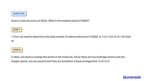 Image result for H2O2 Lewis Structure Coordinate Covalnet Bond