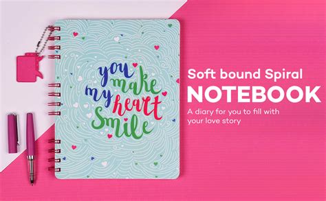 DOODLE Hard Bound Spiral Notebook Diary with Bookmark Dangler: B5 ...