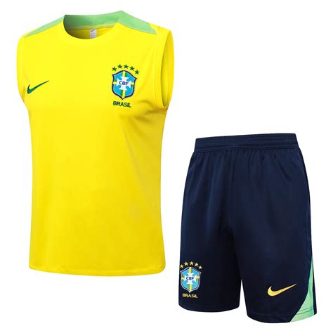 Brazil 24/25 Sleeveless Training Set - SoccerArmor