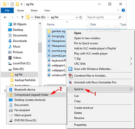 3 Cara Mengkompres (Zip) File Dan Folder Di Microsoft Windows